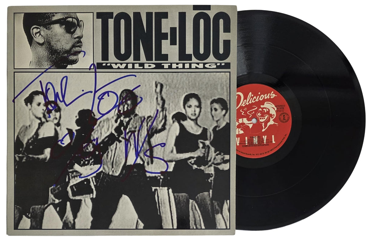 Tone Loc Signed Wild Thing Album COA Exact Proof Autographed Vinyl Record