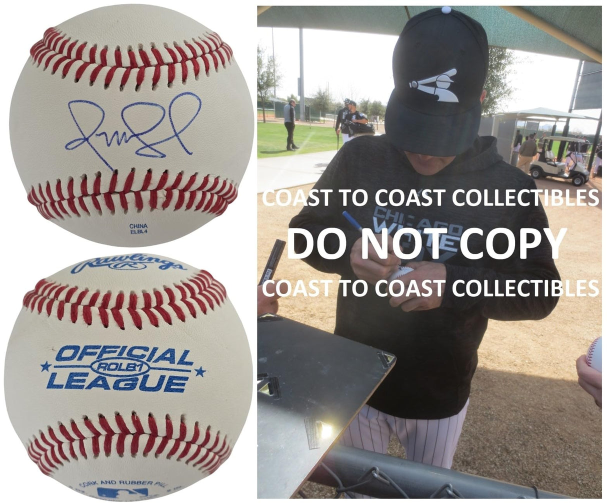 Omar Vizquel Signed Baseball COA Proof Autographed Cleveland Mariners White Sox