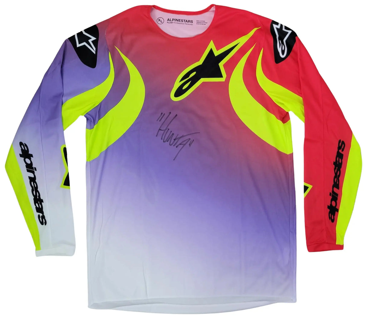 Hunter Lawrence Signed Jersey Proof Autographed Supercross Motocross Alpinestars
