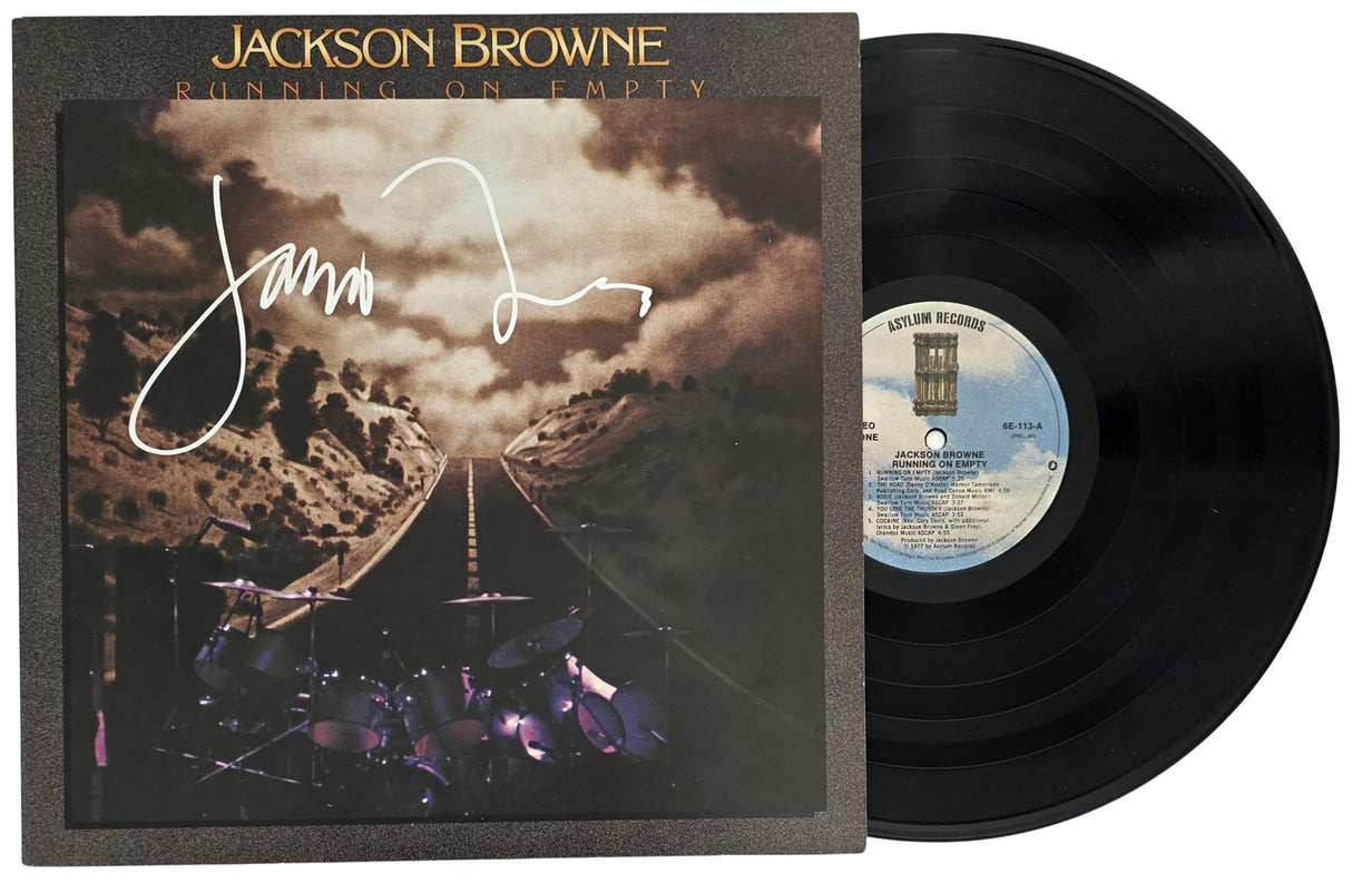 Jackson Browne Signed Running on Empty Album COA Proof Autographed Vinyl Record
