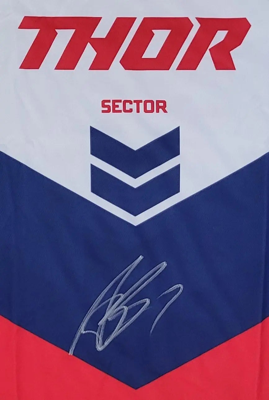 Aaron Plessinger Signed Thor Jersey COA Proof Autographed Supercross Motocross