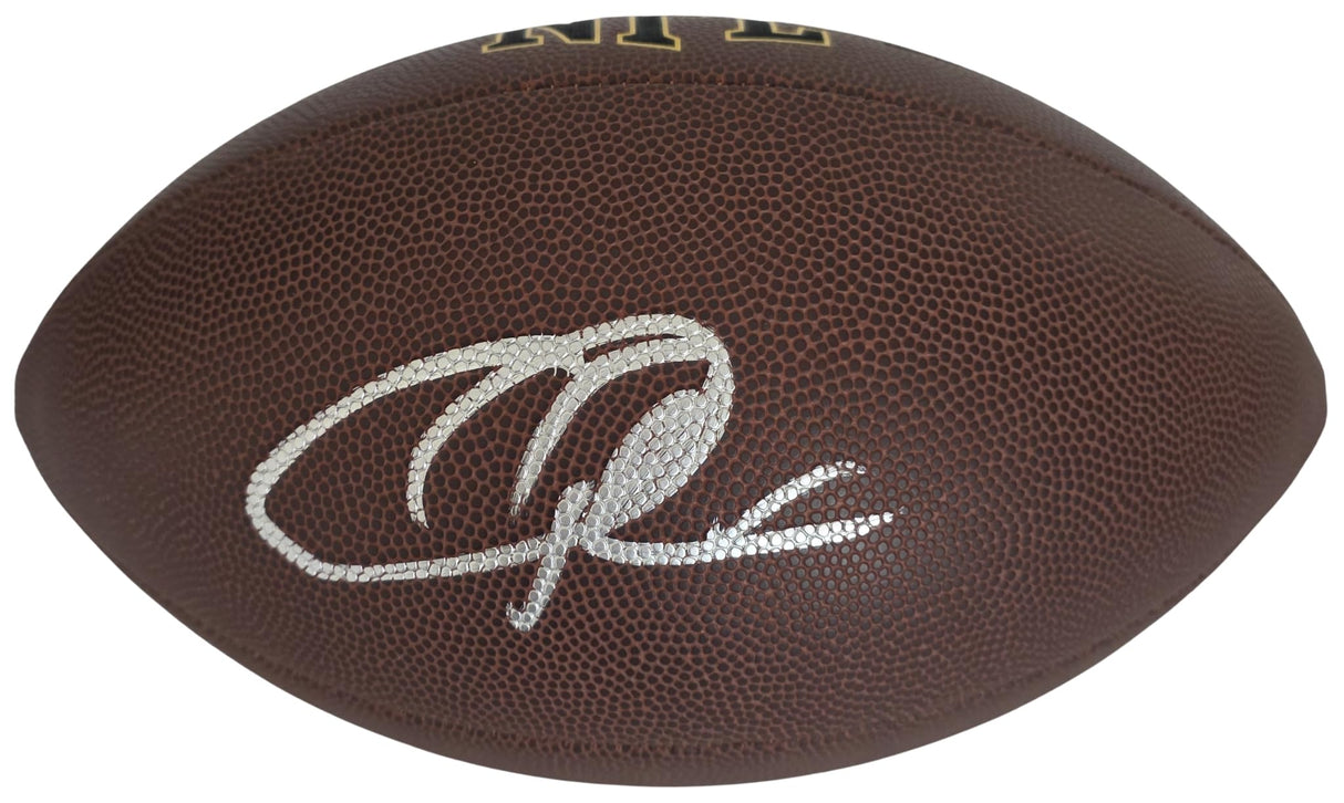 Odell Beckham Jr Signed Football COA Proof Autographed New York Giants LSU Tiger