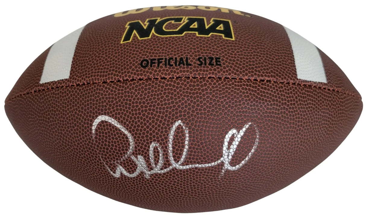Pete Carroll Signed Football Proof COA Autographed USC Trojans