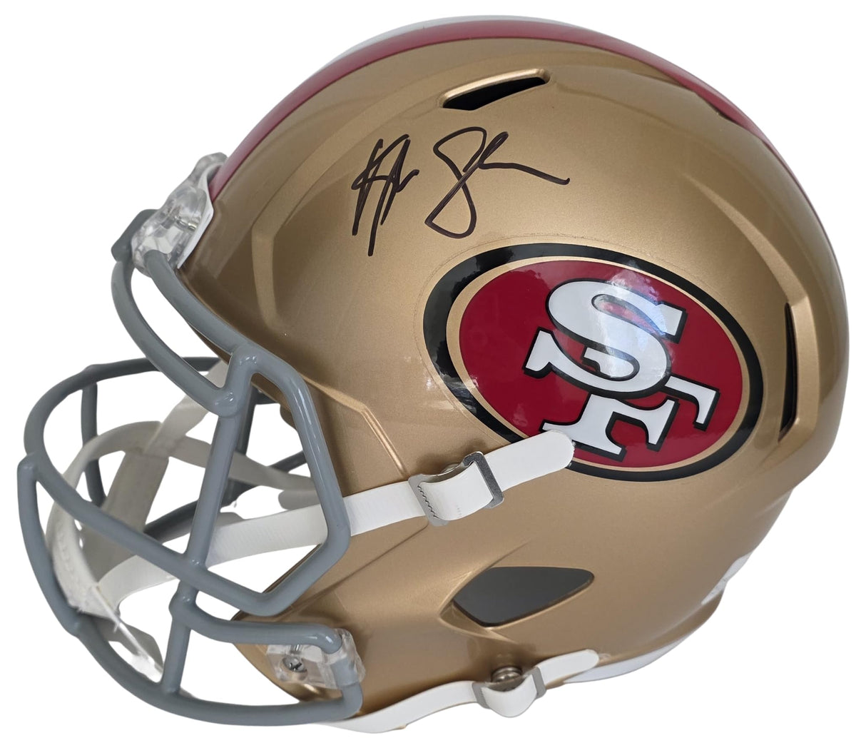 Kyle Shanahan Signed 49ers Full Size Helmet COA Proof Autographed San Francisco