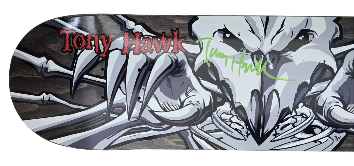 Tony Hawk Signed Skateboard Deck Birdhouse Proof COA Autographed.