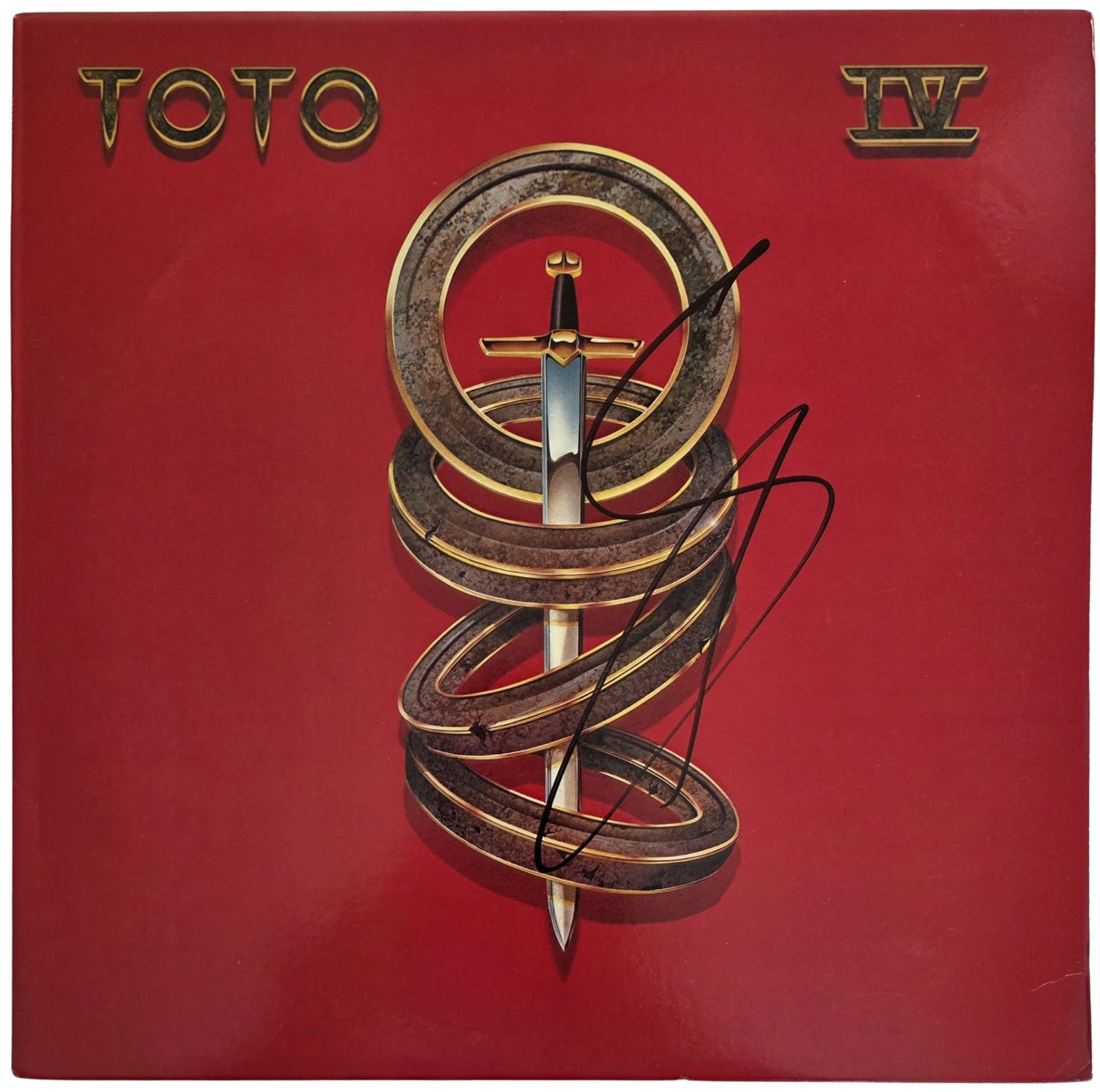 Steve Lukather Signed Toto IV Album COA Exact Proof Autographed Vinyl Record