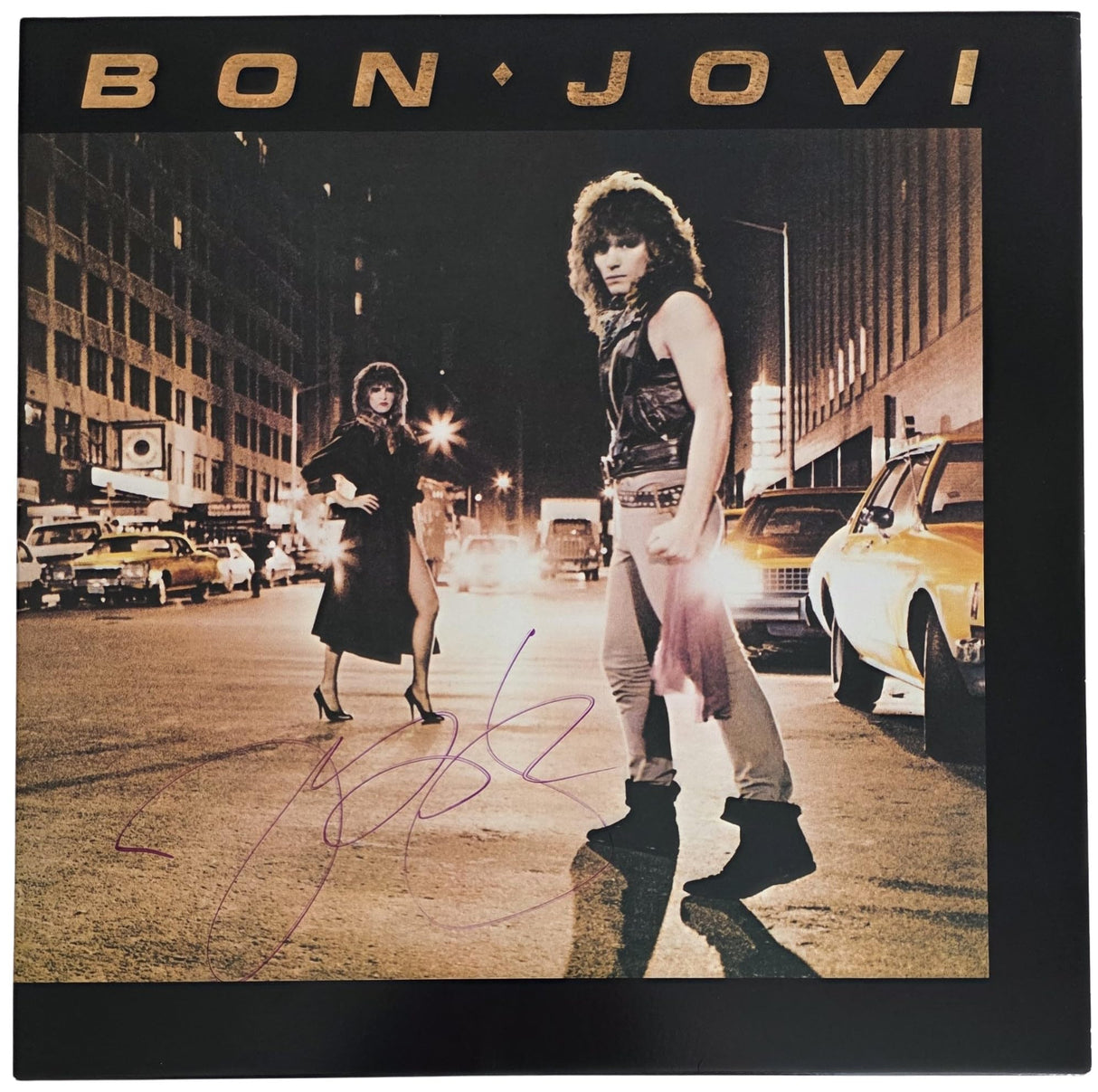 Jon Bon Jovi Signed Bon Jovi Album COA Exact Proof Autographed Vinyl Record