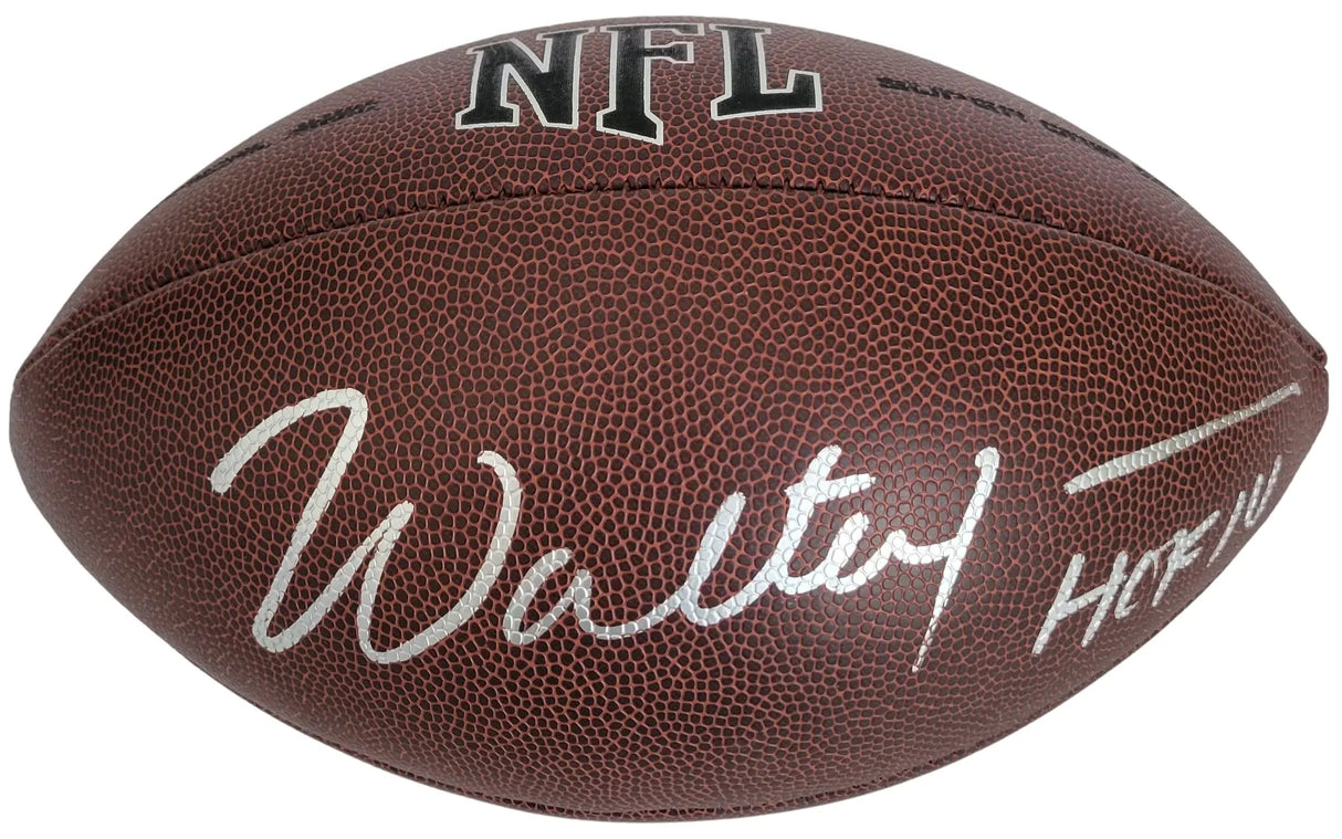 Walter Jones Signed Football COA Proof Seattle Seahawks FSU HOF Autographed