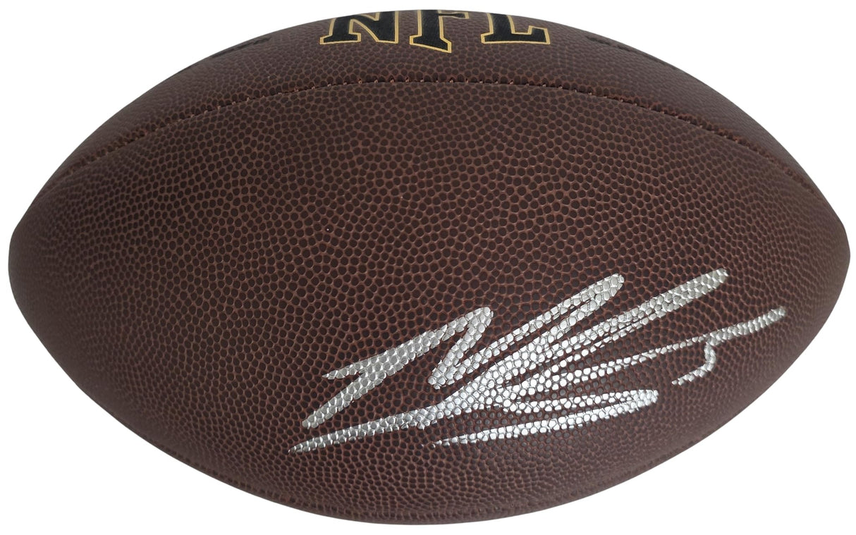 Marquise Brown Signed Football Proof COA Autographed KC Chiefs Cardinals Ravens