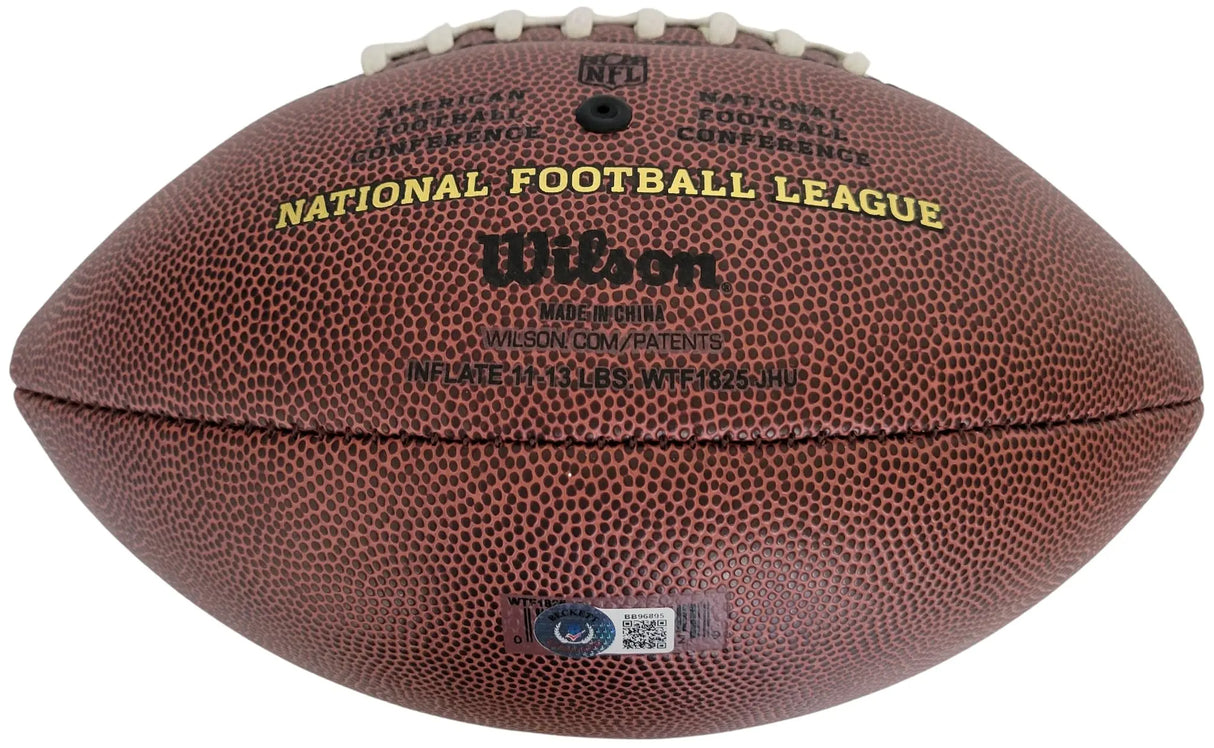 Desean Jackson Signed Football Proof Beckett COA Autographed Vegas Raiders Eagles Bucs