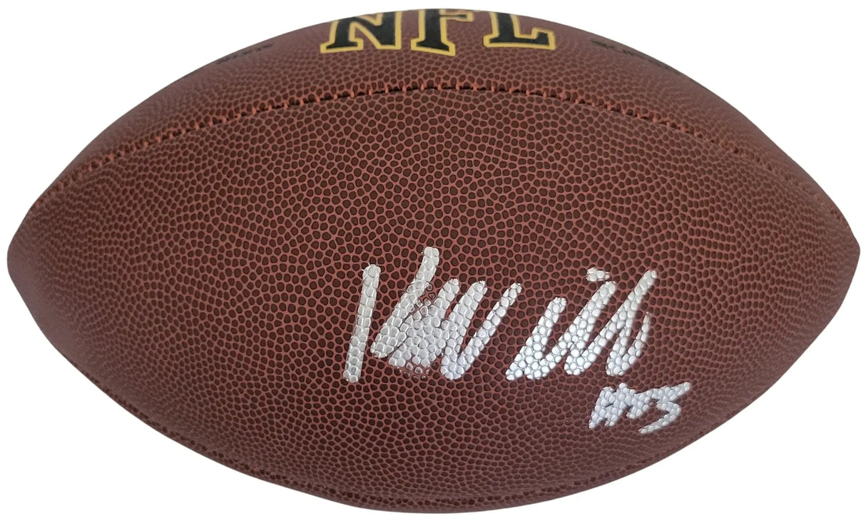 Kyren Williams Signed Football Proof COA Autographed Los Angeles Rams Notre Dame
