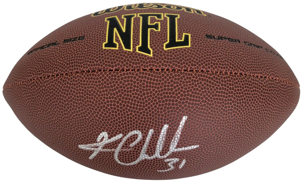 Kam Chancellor Signed Football COA Exact Proof Autographed Seattle Seahawks