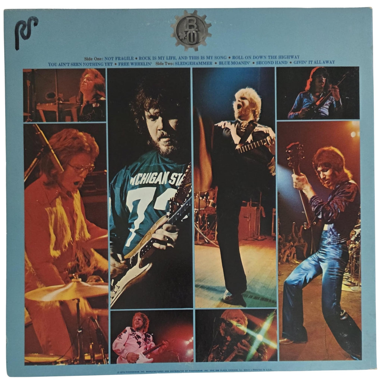 Randy Bachman Signed Bachman - Turner Overdrive Not Fragile Album, Autographed Vinyl Record LP with COA and Proof