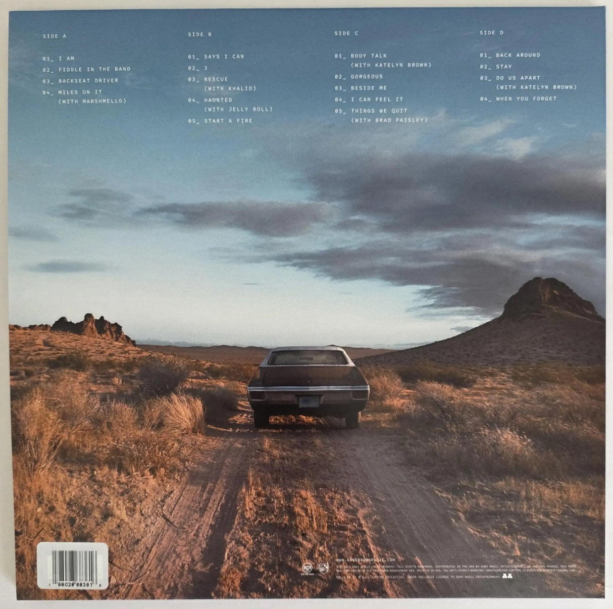 Kane Brown Signed The High Road Album Proof COA Autographed Vinyl Record