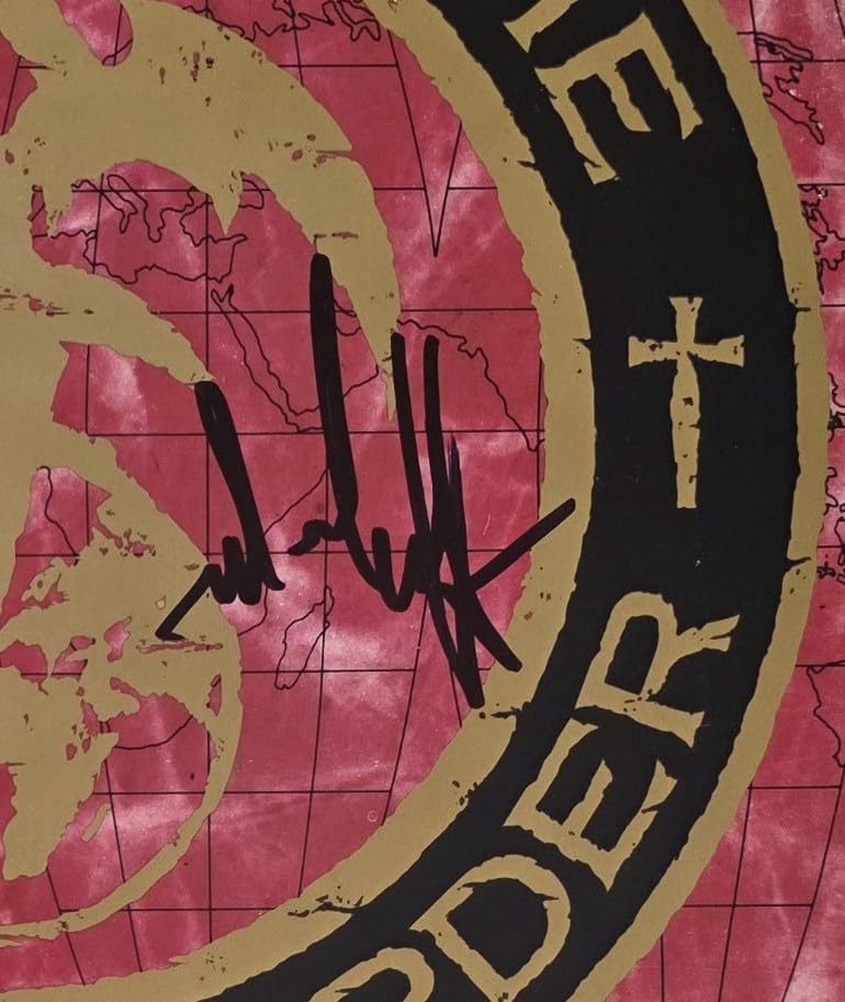 Geoff Tate Signed Queensryche Rage for Order Album COA Proof Autographed Vinyl Record Michael Wilton