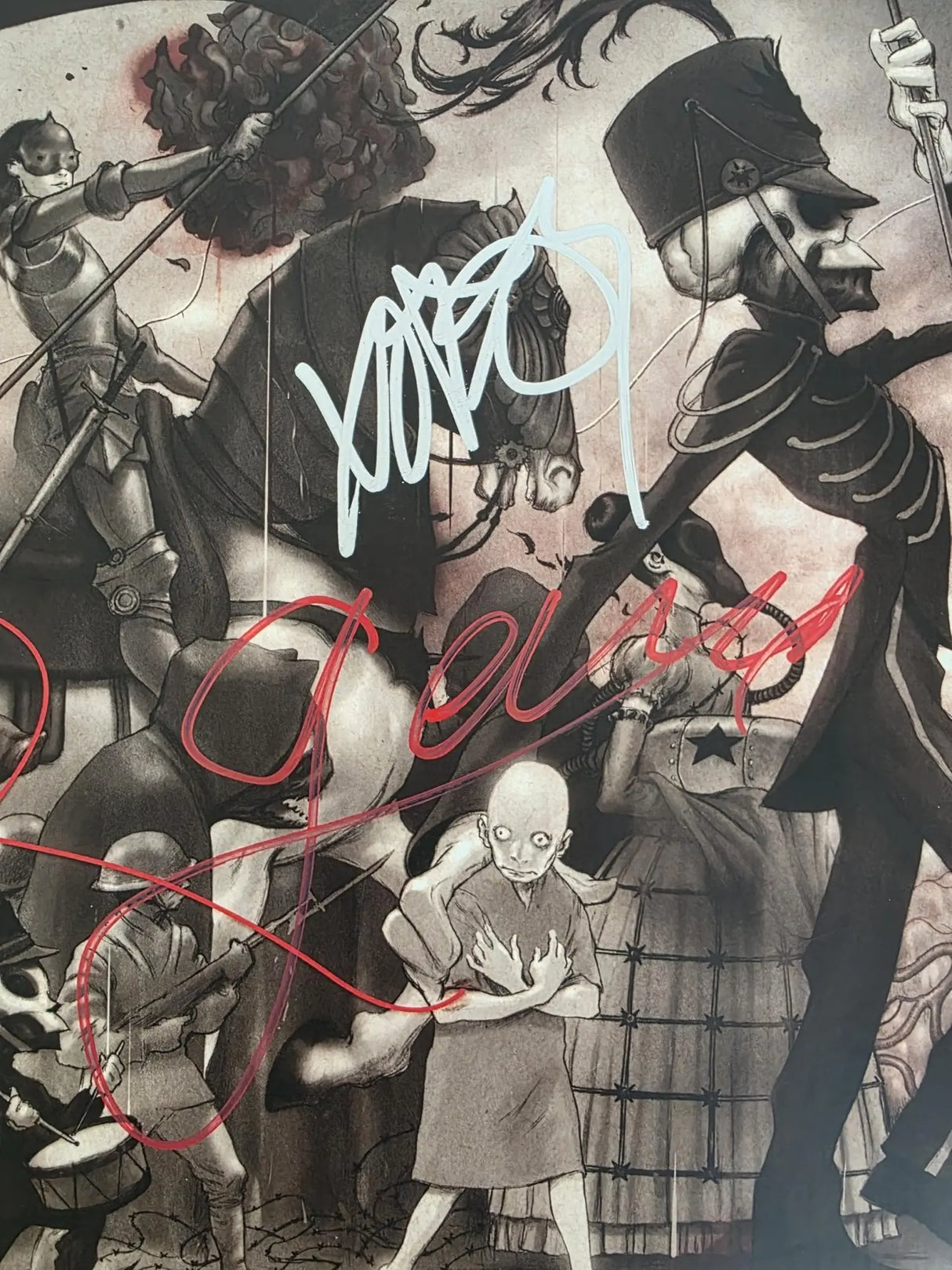 Gerard Way Signed My Chemical Romance The Black Parade Album Exact Proof COA Autographed Vinyl Record