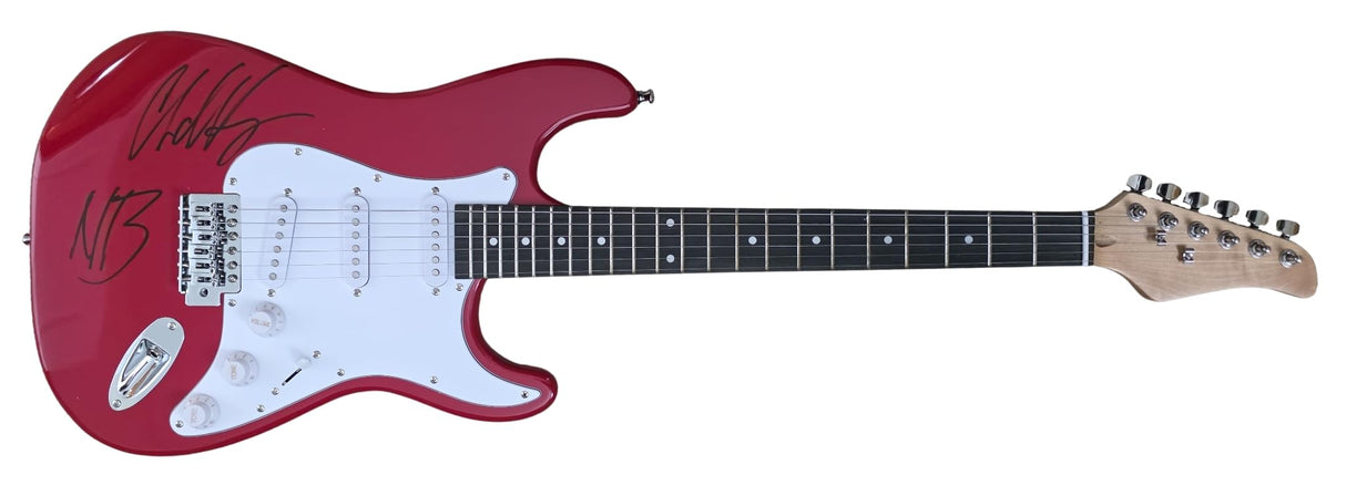 Chad Kroeger Signed Full Size Electric Guitar COA Exact Proof Autographed Nickelback