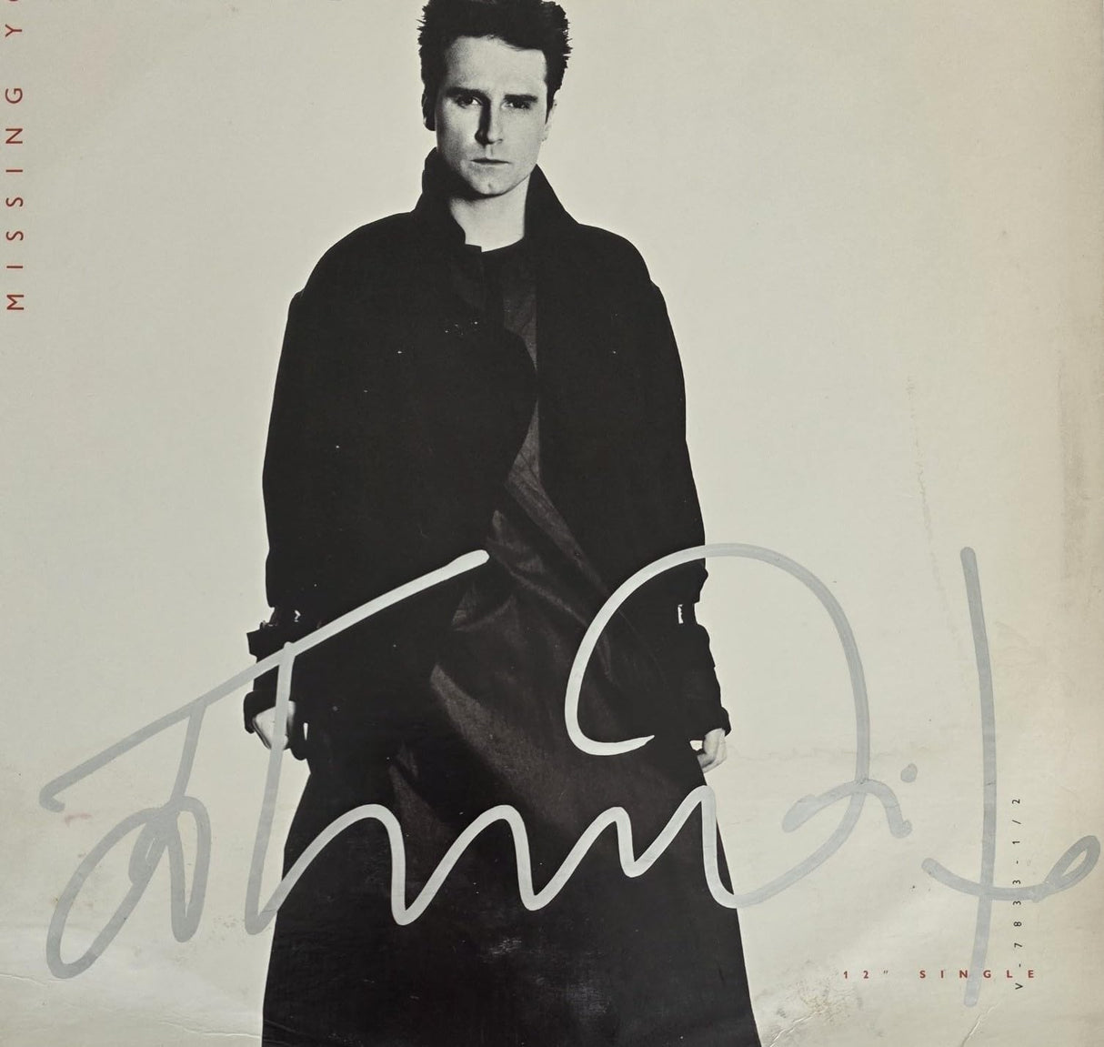 John Waite Signed Missing You Album COA Exact Proof Autographed Vinyl Record
