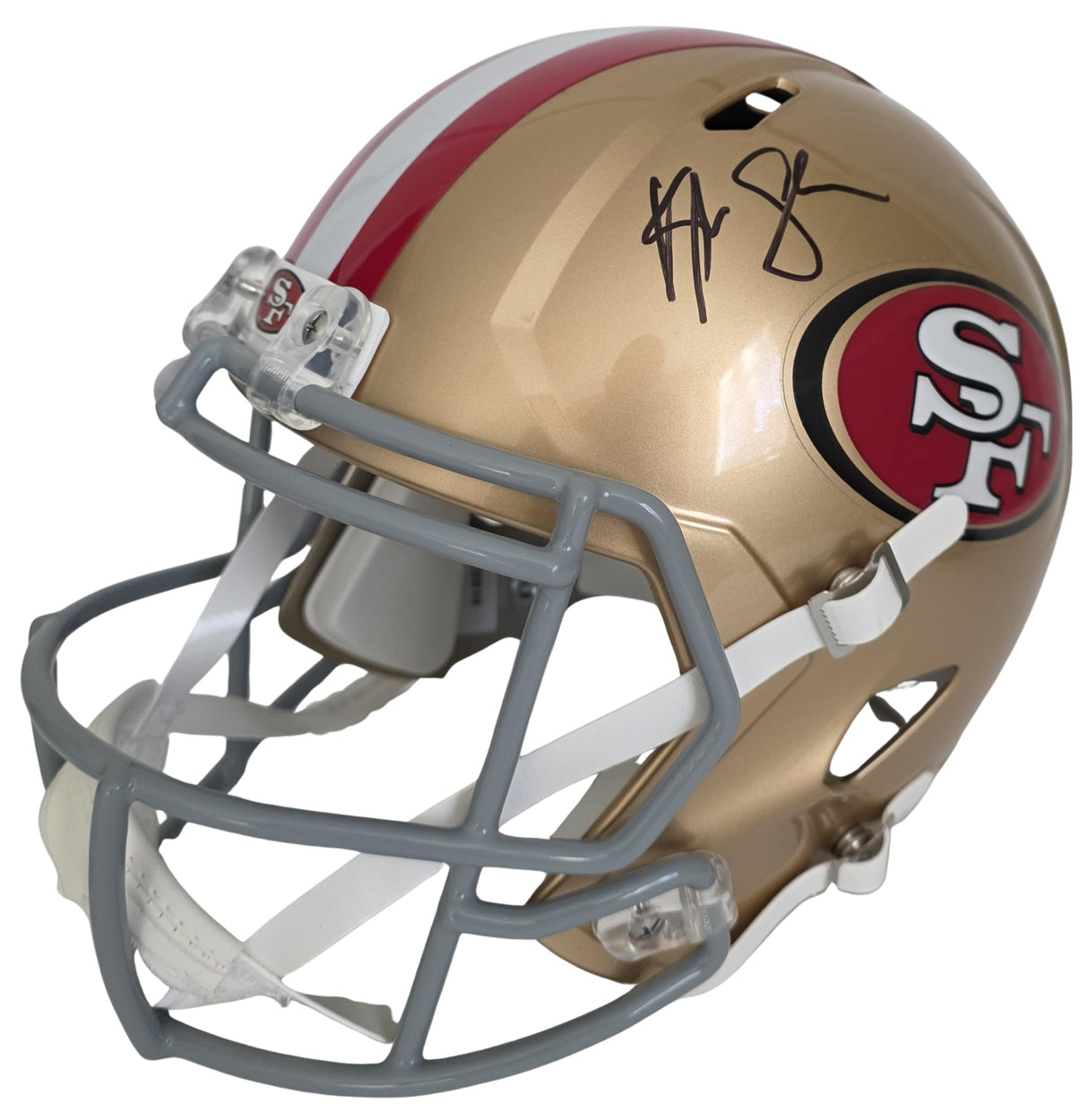 Kyle Shanahan Signed 49ers Full Size Helmet COA Proof Autographed San Francisco