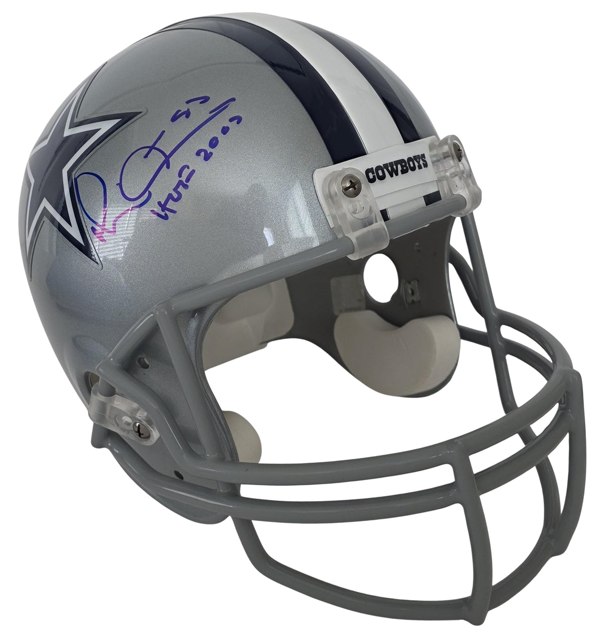 Michael Irvin Signed Dallas Cowboys Full Size Helmet COA Exact Proof Autographed Playmaker