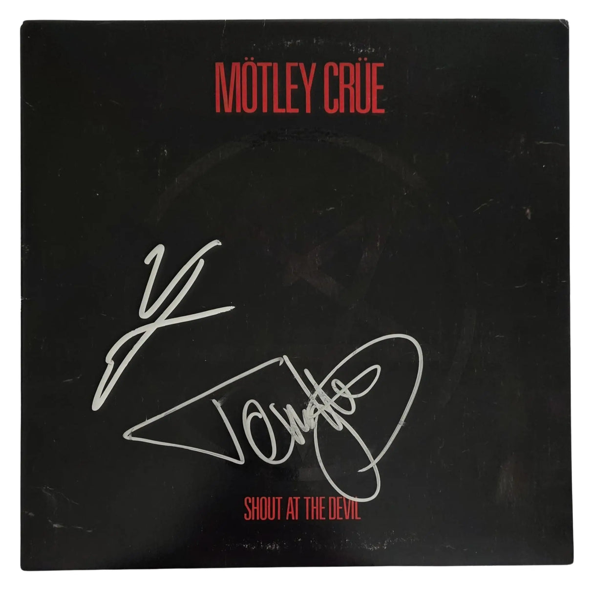 Vince Neil Tommy Lee Signed Shout at the Devil Album COA Proof Autographed Motley Crue Vinyl Record
