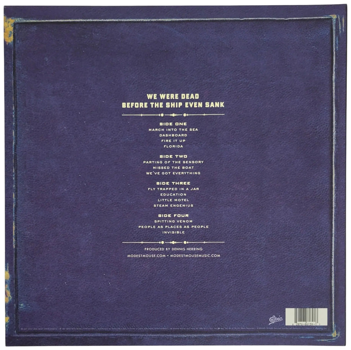 Isaac Brock Signed Modest Mouse We Were Dead Before The Ship Even Sank Album Vinyl Record Proof COA Autographed