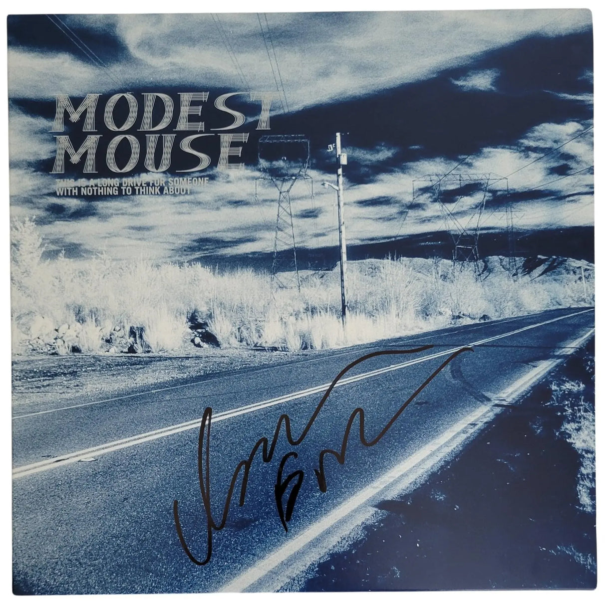 Isaac Brock Signed Modest Mouse This Is A Long Drive For Someone Album Vinyl Record Proof COA Autographed