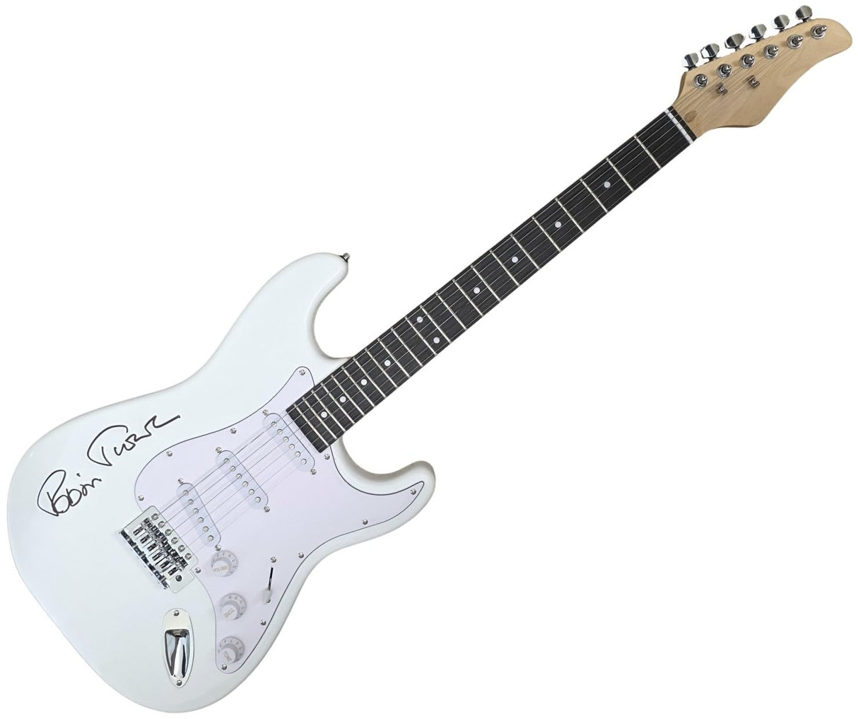 Robin Trower Signed Full Size Electric Guitar COA With Exact Proof Autographed