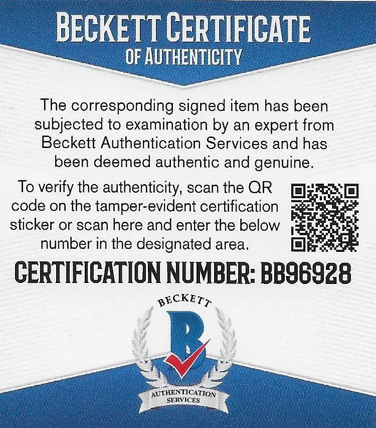 Willie Brown Signed Football Proof Beckett Oakland Raiders Grambling Autographed