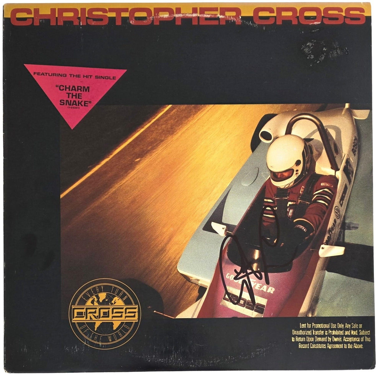 Christopher Cross Signed Every Turn of the World Album Proof Autographed Vinyl Record Sailing