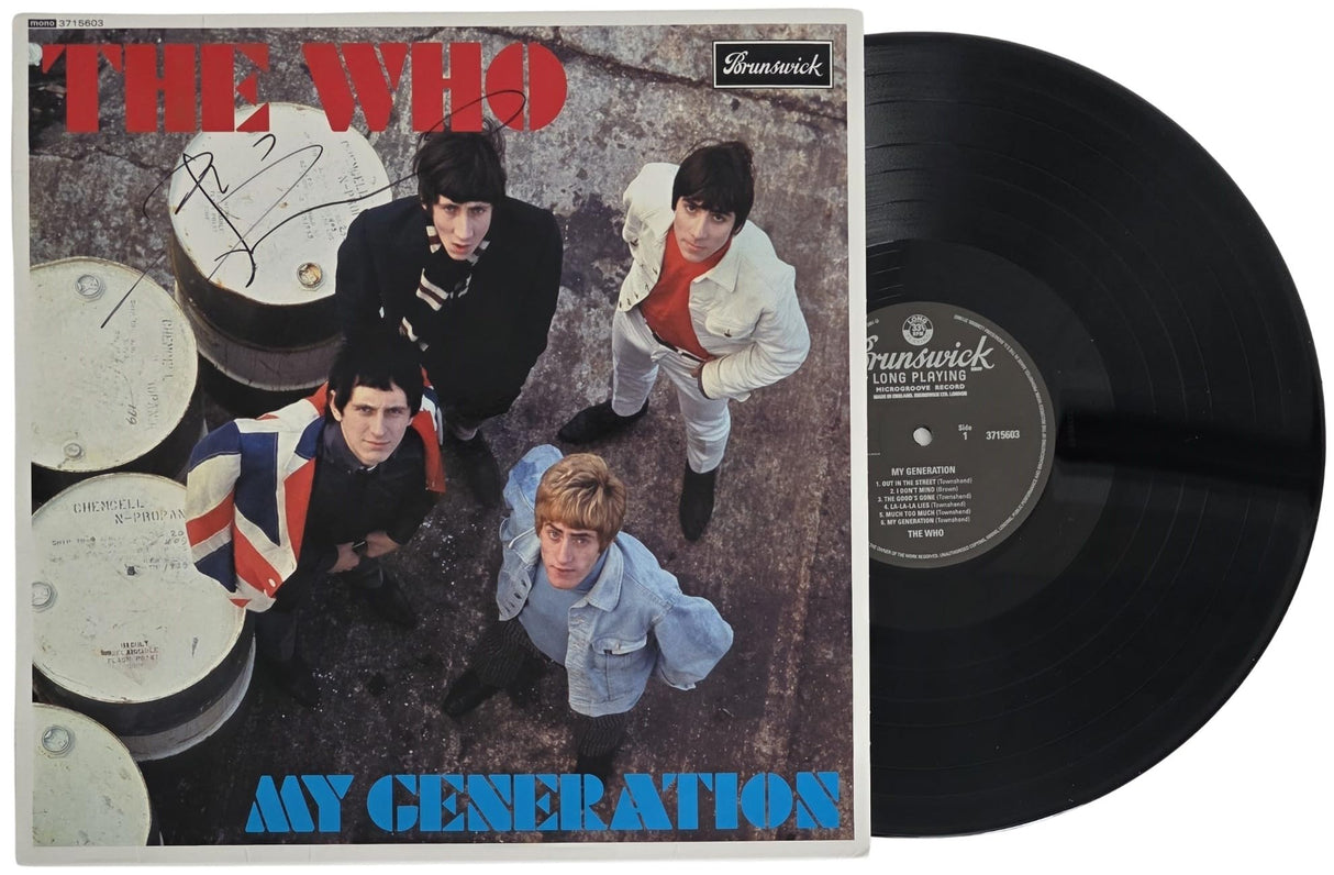 Pete Townshend Signed The Who My Generation Album COA Proof Autographed Vinyl Record