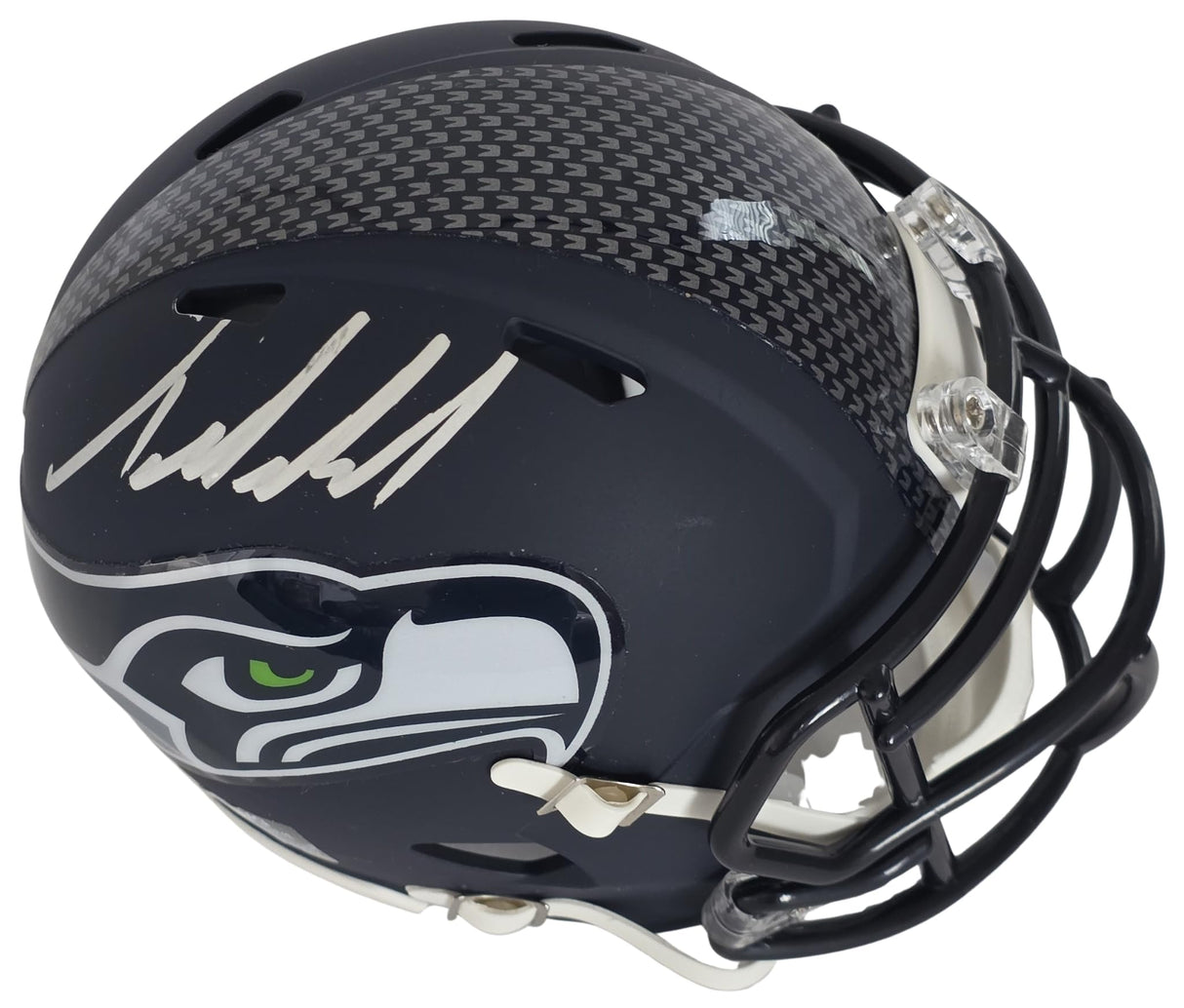 Mike Macdonald Signed Seattle Seahawks Mini Football Helmet Proof COA Autographed