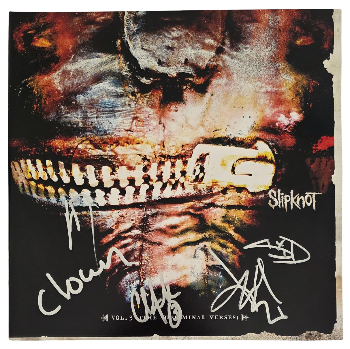 Slipknot Metal Band Signed Vol.3 The Subliminal Verses Album COA Exact Proof Autographed Vinyl Record