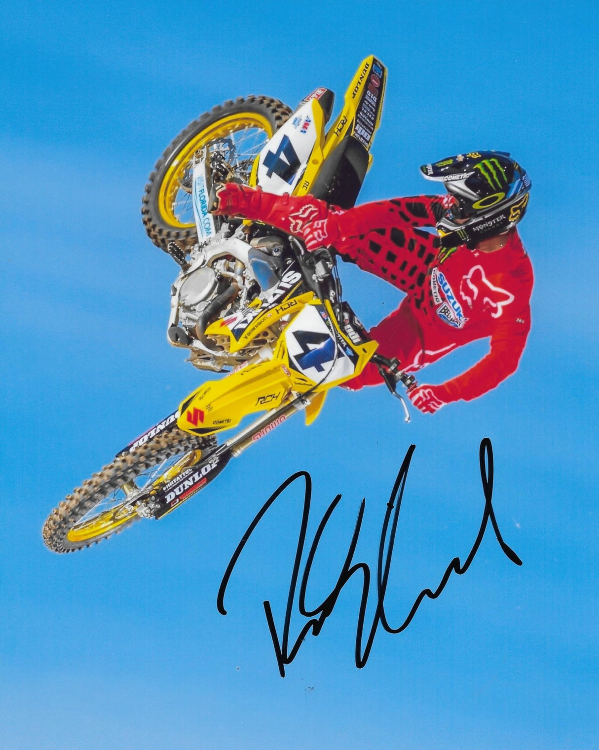 Ricky Carmichael Signed 8x10 Photo COA Proof Autographed Supercross Motocross.