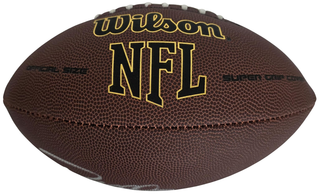 Dante Hall Signed Football COA Proof Autographed Texas A&M Kansas City Chiefs