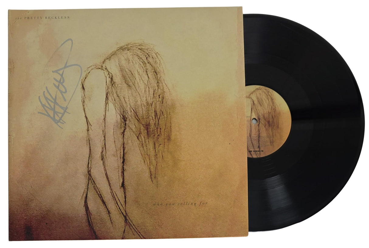 Taylor Momsen Signed The Pretty Reckless Who You Selling For Album COA Proof Autographed Vinyl Record