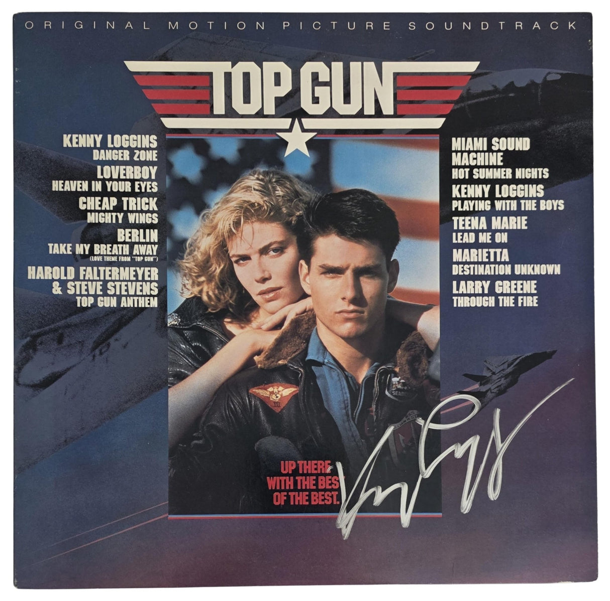 Kenny Loggins Signed Top Gun Album COA Exact Proof Autographed Vinyl Record