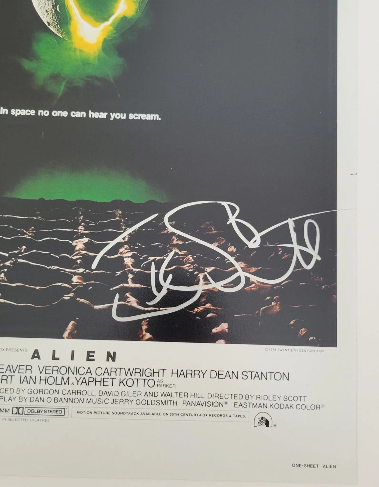 Tom Skerritt Signed Alien 12x18 Photo COA Exact Proof Autographed Poster STAR