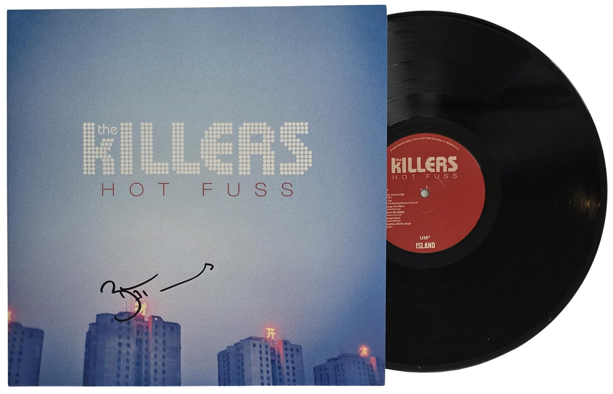 Brandon Flowers Signed The Killers Hot Fuss Album COA Proof Autographed Vinyl Record