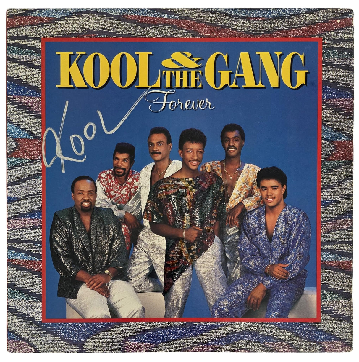 Robert Bell Signed Kool & the Gang Forever Album COA Proof Autographed Vinyl Record
