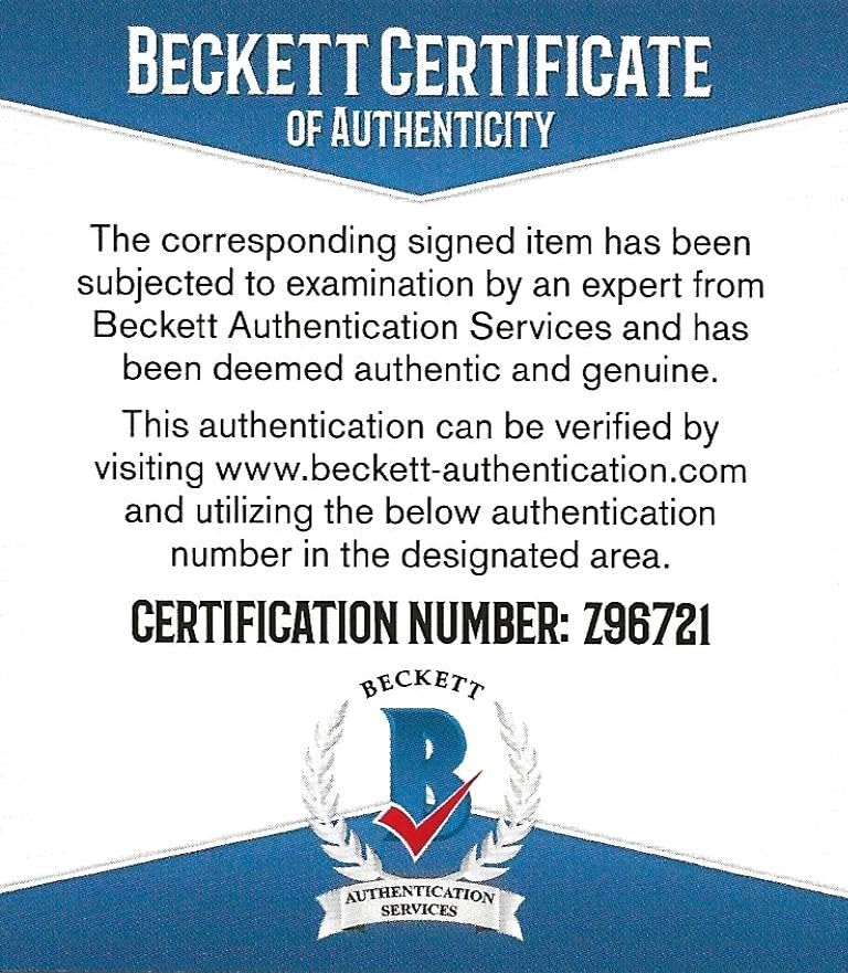 Ricky Watters Signed Football Proof COA Beckett 49ers Seahawks Eagles Notre Dame