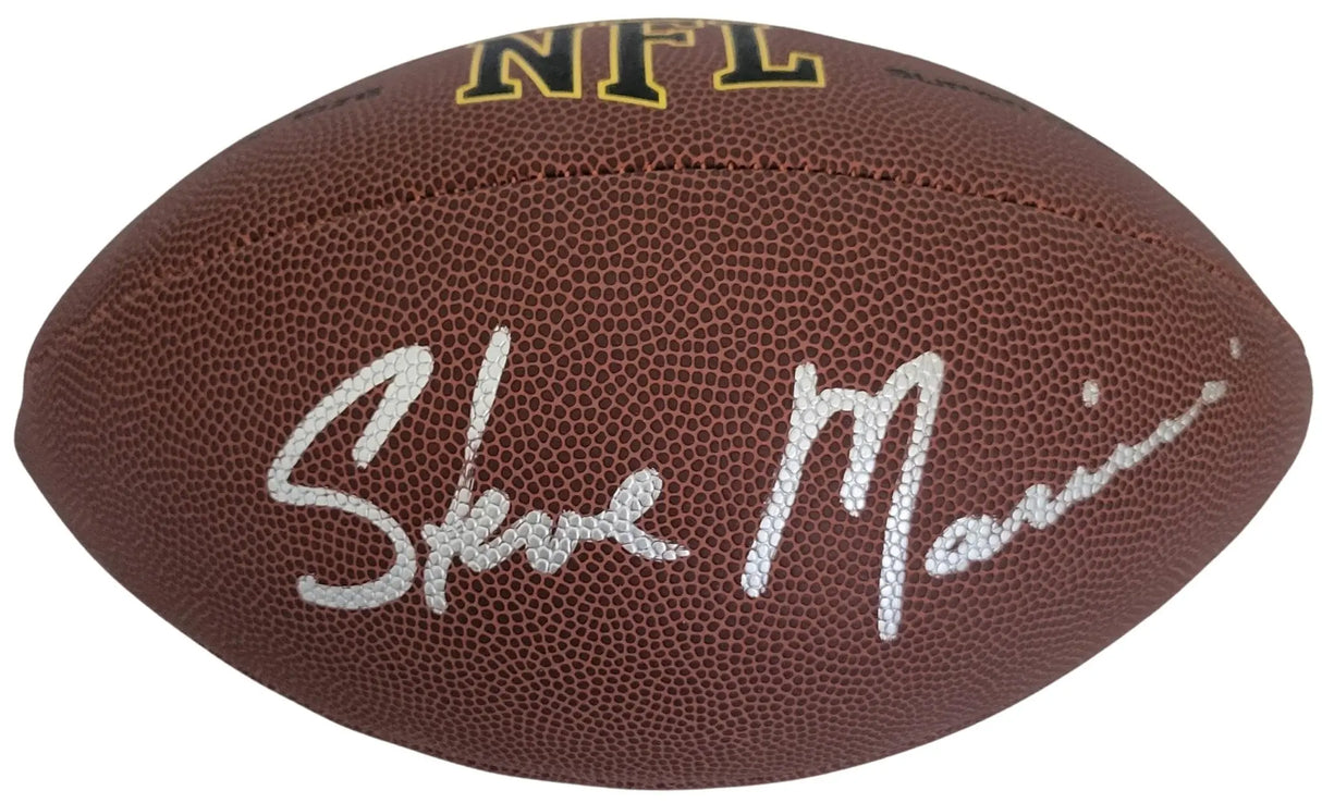 Steve Mariucci Signed Football Proof COA Autographed San Francisco 49ers Cal