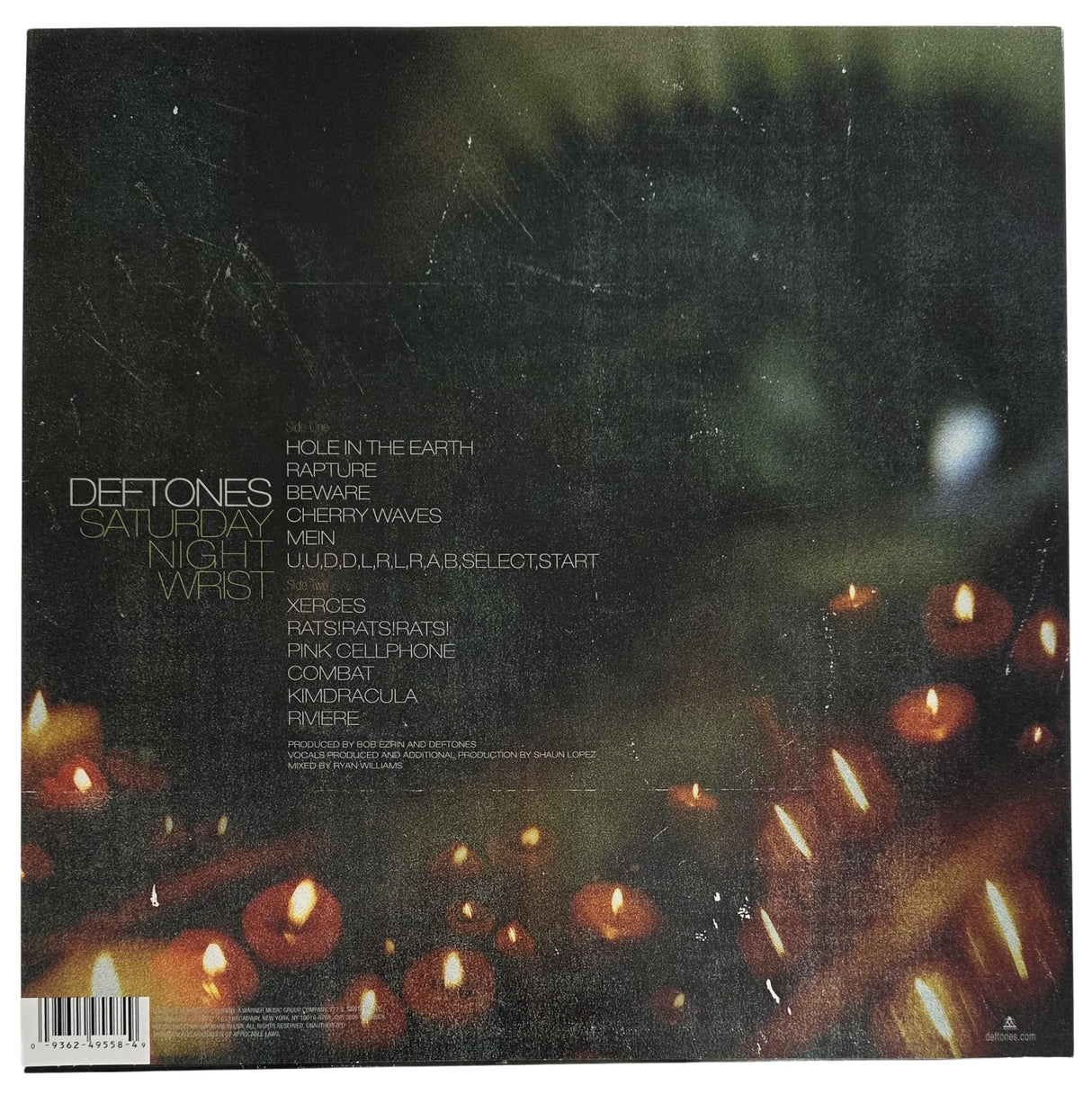 Chino Moreno Signed Deftones Saturday Night Wrist Album Proof Autographed Vinyl Record Deftones