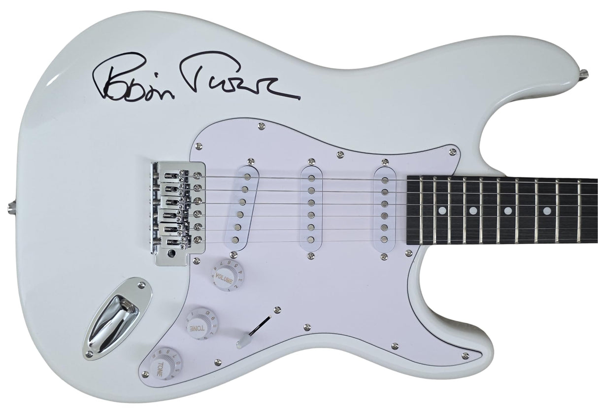Robin Trower Signed Full Size Electric Guitar COA With Exact Proof Autographed