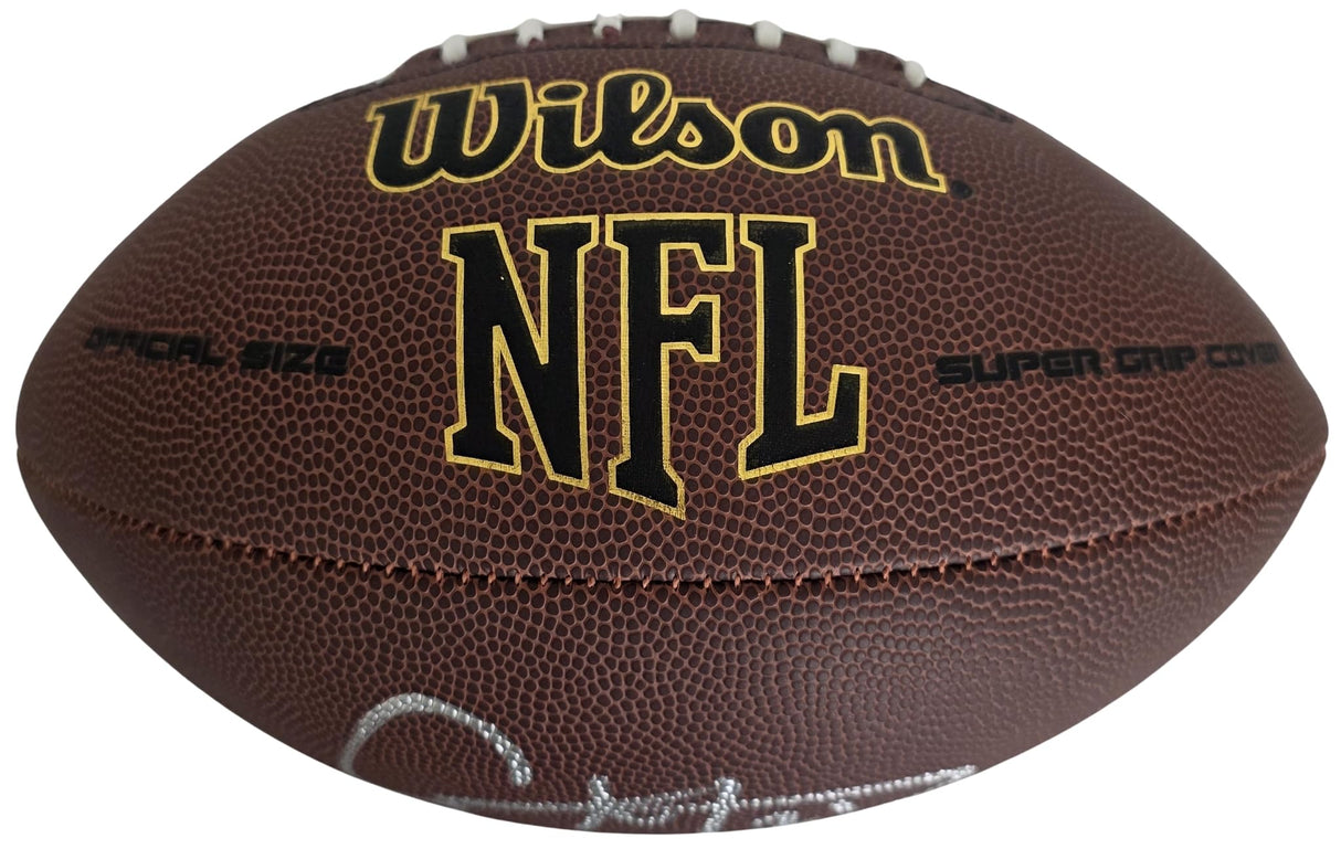 Eric Metcalf Signed Football Proof Autographed Texas Longhorns Cleveland Browns