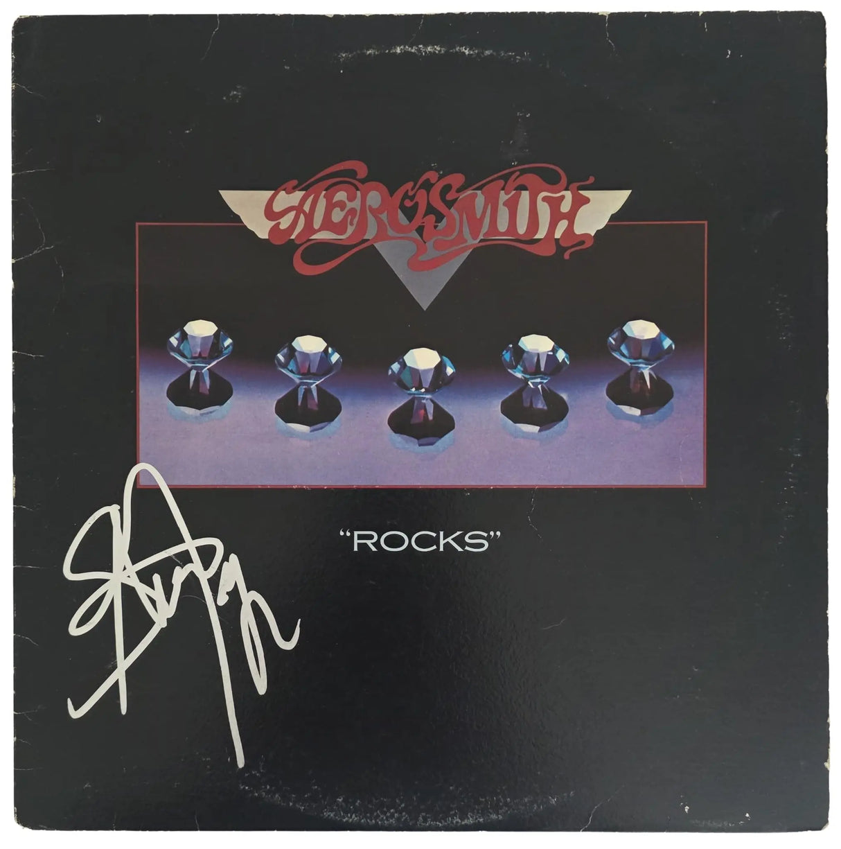 Steven Tyler Signed Aerosmith Rocks Album COA Proof Autographed Vinyl Record