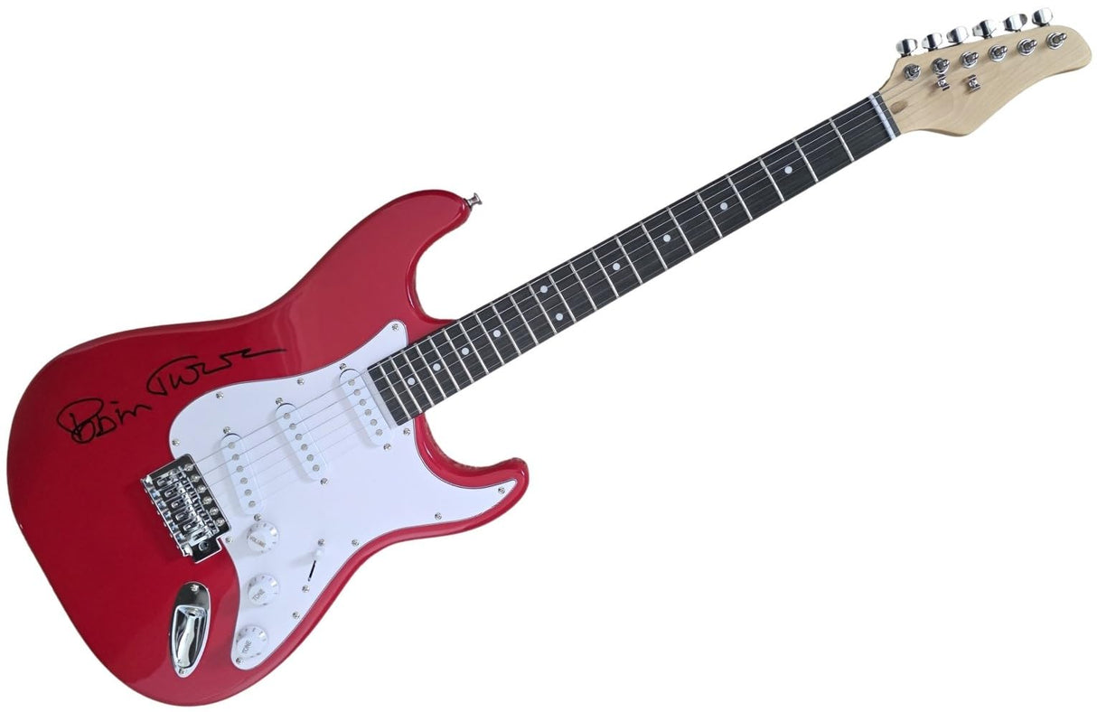 Robin Trower Signed Full Size Electric Guitar COA Exact Proof Autographed