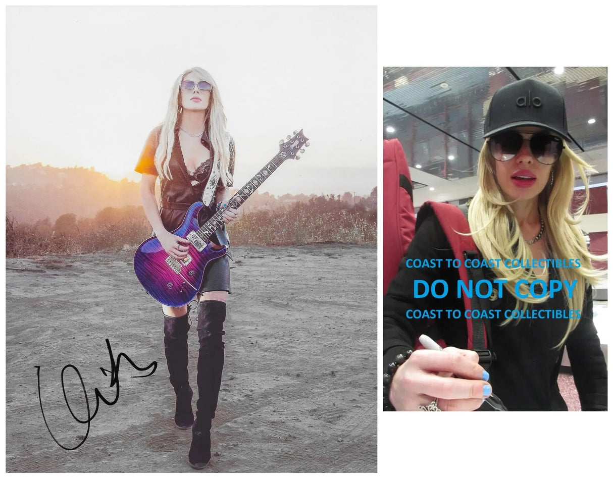 Orianthi Signed 8x10 Photo COA Proof Autographed Guitarist Singer Songwriter.. STAR