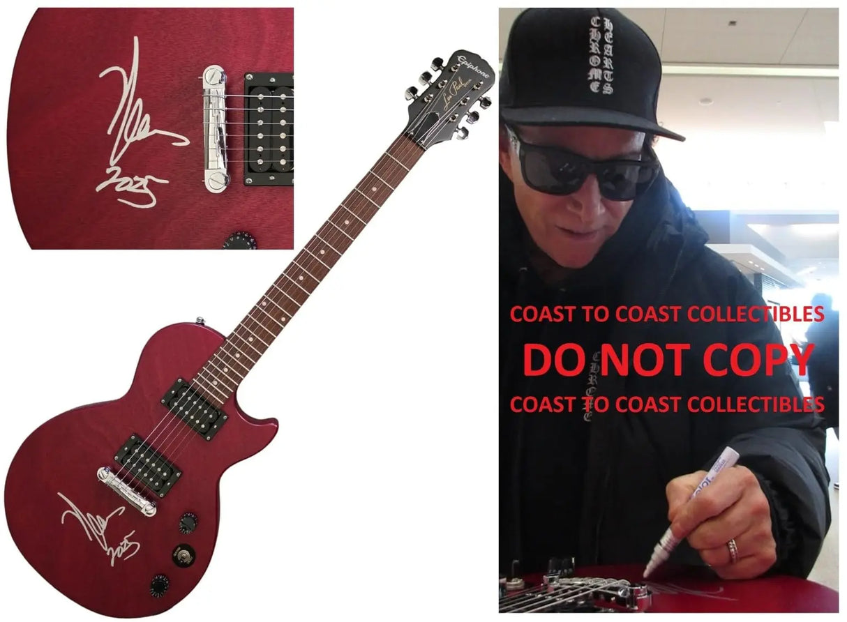 Neal Schon Journey Signed Les Paul Guitar COA Exact Proof Autographed