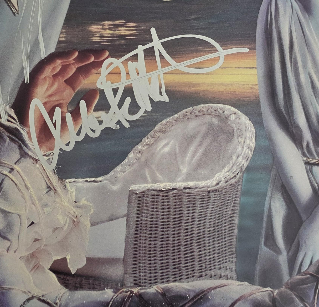 Stephen Pearcy Warren DeMartini Signed Ratt Reach For The Sky Album Proof COA Autographed Vinyl Record